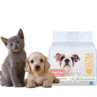 China Stocked Soft Disposable Pet Diaper For Dog With Super Absorption Core for sale