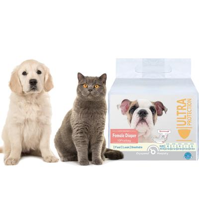 China Stored Sap Soft Disposable Dog Diapers Wholesale Pet Diapers For Dog for sale