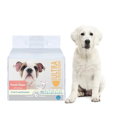 China Wholesale High Quality Disposable Eco-Friendly Disposable Dog Diaper Urinal Dog Diaper Pet Diaper Comfortable Breathable Stored Pet Diaper for sale