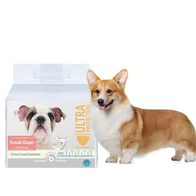 China Free Sample Stored Dog Diaper Pant Cotton Soft Nonwoven Physiological Sanitary Underwear Diaper Disposable Pet Diapers For Dog for sale