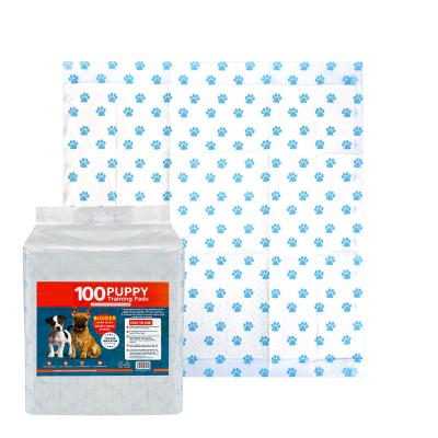 China Factory Viable Selling Absorbent Pet Pad 60x60 For Sale Disposable Printed Wetness Indicator Dog Pad for sale