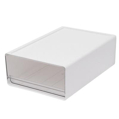 China Home Office Drawer PP Storage Box Plastic Container Sustainable Desktop Box for sale