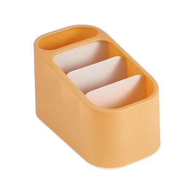 China Multifunctional Viable Stationery Plastic Paper Tissue Desktop Box With Storage Mobile Phone Key for sale