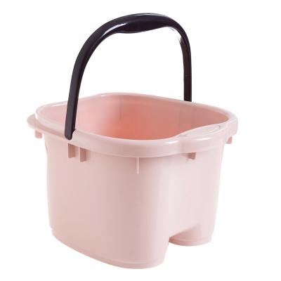 China Viable Health Now In Good Health No Covers Spa Bath Large Foot Bath Plastic Soaking Bucket Foot Bathing Massager for sale