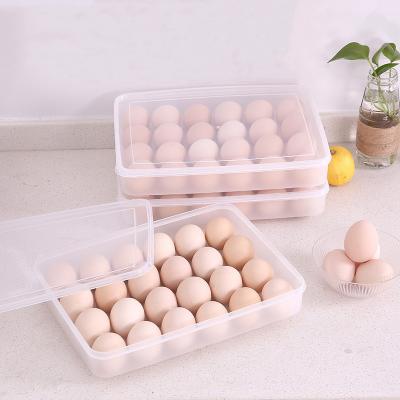 China 2022 Environmental Sustainable Health Protects Kitchen Drawer Type Plastic In Refrigerator Egg Tray Storage Container Trays Box Fresh for sale