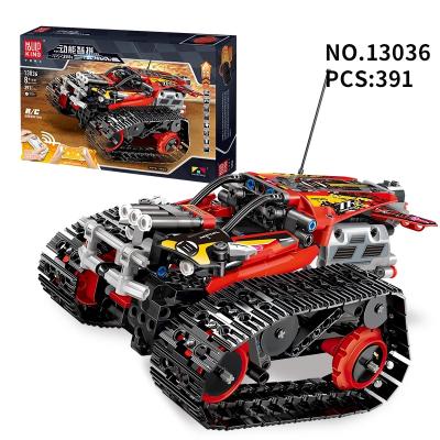 China The Building Toy Mold King 13036 13032 RC City Crawler Racing Remote Control Tracked Speed ​​Car Stunt Truck Building Block Children Assembling Toys for sale