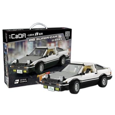 China Construction Toy CADFI C61019W AE86 Racing Car Model Assembly Building Blocks Legou Electric Remote Control Block for sale