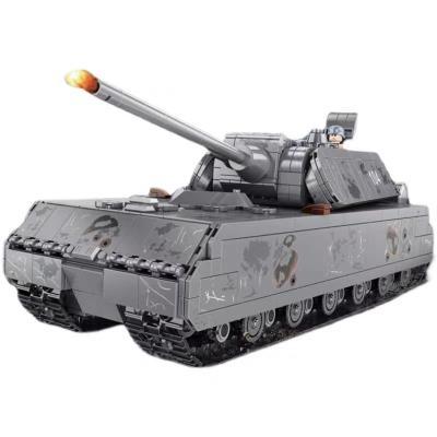 China Germany Toy China Wholesales PANLOS 628009 War Construction Puzzle ArmyMilitary Plug Block Model Toy of No. 8 rat tank military kids for sale