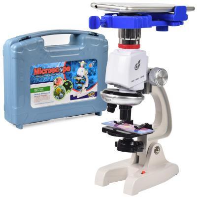 China Junior Microscope Set Children D/C Microscope 1200x First Student Education IQ Toys Children Science and Education Kit Set Microscope for sale