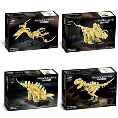 China Building Toy Decool Dinosaur Tyrannosaurus Rex model small particles puzzle building blocks assembled legoing boy toys for sale