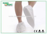 Cina Copertina per scarpe monouso bianca Tyvek resistente, stivali di protezione per scarpe in vendita