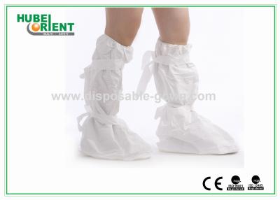 China Coberturas de sapatos de polietileno azul Coberturas de botas descartáveis Leve Para clínica/laboratório à venda