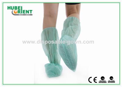 Cina Polipropilene Scarpe usa e getta per coprire le scarpe Verde antipolvere per pulire in vendita