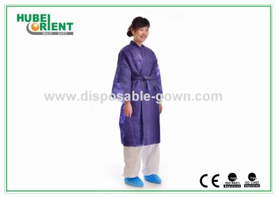 China Custom polypropyleen wegwerp kimono met lange mouwen Te koop