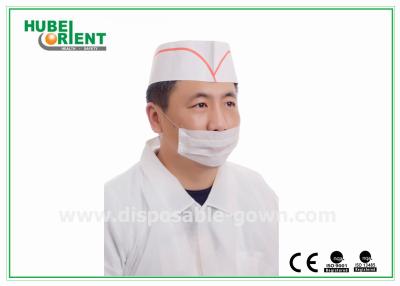 Chine Chapeau en papier chef sans odeur personnalisé Chapeau chef jetable Impression bande et logo à vendre