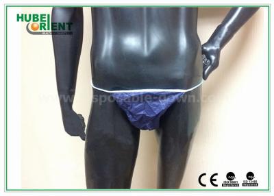 China Pantalones desechables transpirables / ropa interior masculina de polipropileno, color azul oscuro / negro en venta