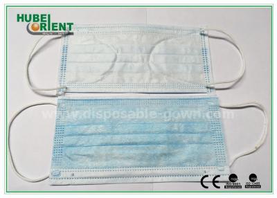 China Máscara facial de hospital con lazos en las orejas 3-Ply Máscaras médicas desechables Muestras gratuitas en venta