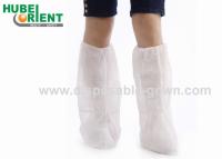 Chine ISO13485 Couverture de chaussure jetable non tissée avec cheville élastique à vendre