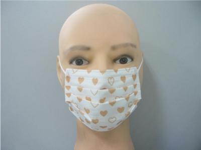 China Children Daily Use Disposable Protective Face Mask With cute Printing for sale