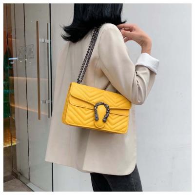 China Women cross - body bags; hot new women's bag luxury square handbag purse fashion designer pattern shoulder girls geometric chain bags for sale