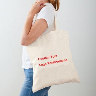 China Casual Cheap Promotional Cotton Canvas Shopping Bag Plain Organ Eco-friendly Tote Bag With Free Logo Printing for sale