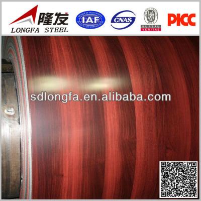 China Wood Structural Grain Use Textured Metal Sheet for sale