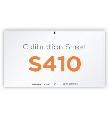 China Plustek Calibration Check Sheet - for MobileOffice S410, S410 Plus Handheld Scanner Only A4 for sale