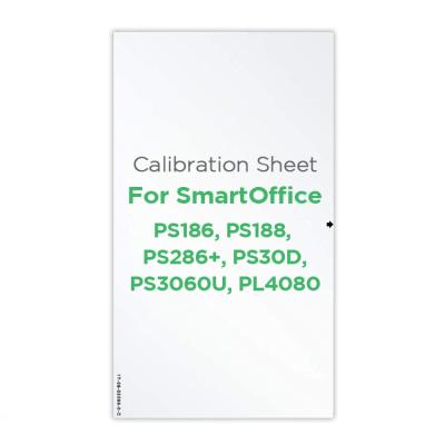 China Plustek Calibration Check Sheet - for PS286 Plus, PS186, PS188, PS30D, PS3060U, PL4080, PS283 Document Scanner Only A4 for sale