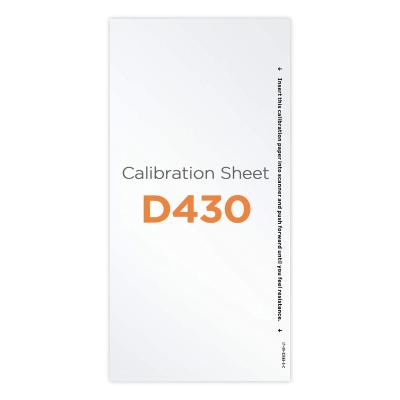 China Plustek Calibration Check Sheet - For MobileOffice D430, D30 Document Scanner Only A4 for sale