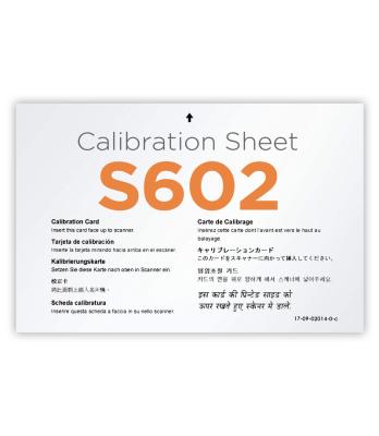 China Plustek Calibration Check Sheet - For MobileOffice S601, S602 Card Scanner Only A6 for sale