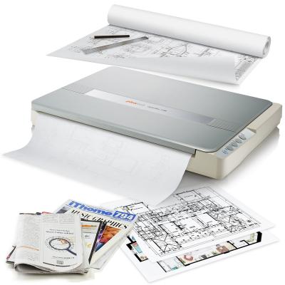 China Plustek A3 Flatbed Scanner OS 1180: large format 11.7 x 17 scan size. A3 size scan for SEC 8, support Mac and Windows 297 x 431.8 mm for sale