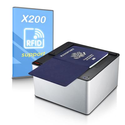 China Plustek Passport Scanner X200 - RFID ID Document Reader UV Light, Infrared and White Light SDK with OCR/MRZ Supply A6 for sale