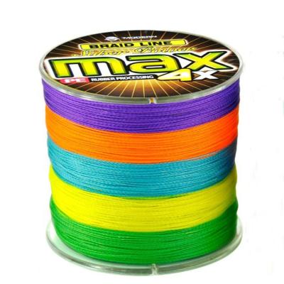 China High strength wear-resisting High-end dyeing process Braided Fishing Line Abrasion Resistant Superline Zero Stretch&Low Memory Extra for sale