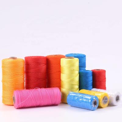 China HDPE 3 Strands High Tensile Rope Plastic Twisted High Tenacity PE Fishing Ropes for sale