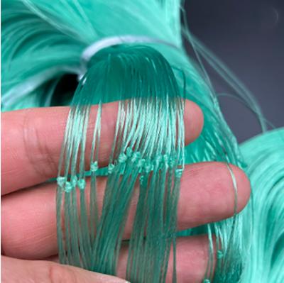 China Professional Fishermen Re-imposed Light Green Gill Net Twist Nylon Material/Premium Quality Net for sale