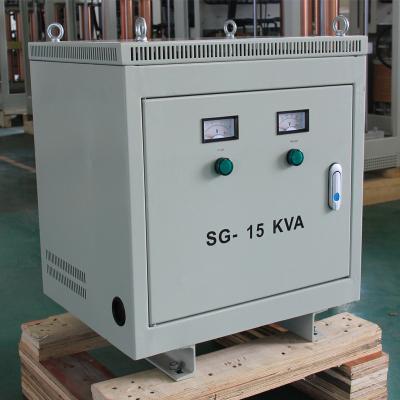 China Power SG Voltage Dry Type Transformer 15kva With 220v Input 380v Output for sale