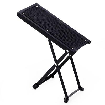 China Portable Folding Steel Acoustic Music Accessories Guitar Footrest for sale