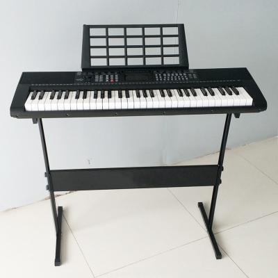 China 54/61 Guangzhou factory supplier X style main type adjustable piano keyboard electronic organ stand single braced stand for sale