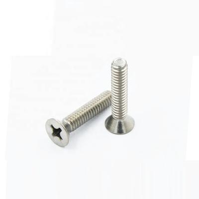 China Pan High Quality Din 965 Stainless Steel 316 Cross Flat Head Screw Fastener for sale