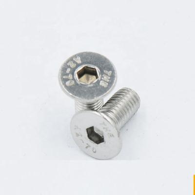 China M2/4/6/8/10 Pan Flat Head Hexagon 304 Stainless Steel Internal Screw for sale