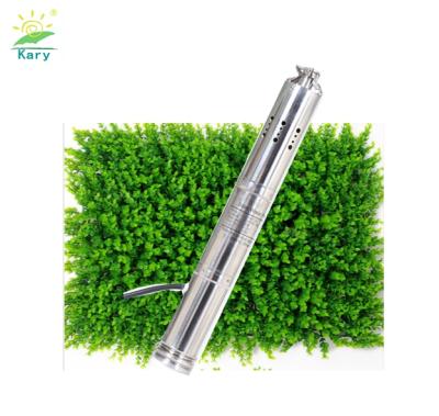 China dc 12v submersible kary solar powered well pump S123T-20 deep water submersible for sale