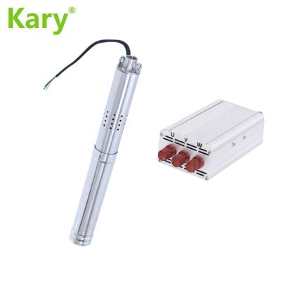 China Kary 2inch DC Submersible Well Water Pump Max Lift 30m Solar Water Pump 2000l/h Family Houses For Agriculture NS242T-30 for sale