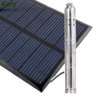 China Kary 24v 36v Customizable DC Solar Submersible Pump Deep Well Water Submersible Pump For Irrigation S242T-40 for sale