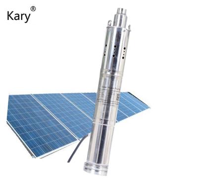 China Kary 24 volt S243T-80 submersible pump high pressure solar water submersible pump, 80m deep good lift solar water pump for irrigation for sale