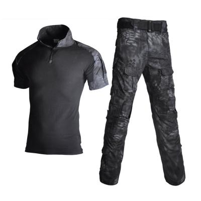 China New wholesale anti-static camouflage outdoor training clothing camp uniform men and women for sale