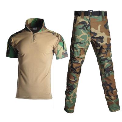 China Anti-static Short Sleeve Tactical Suit New Wear Resistant Style Formal Suits Camouflage Clothes for sale