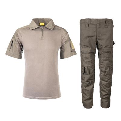 China wholesale cheap Anti-wrinkle shirt and pants camouflage outdoor hunting combat pants clothing frog costume for sale