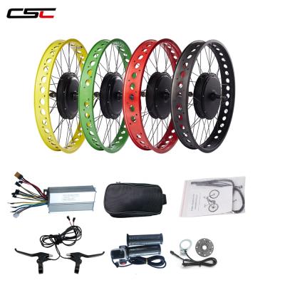 China Fat Tire Ebike Conversion Kit 1000W 48V 20 24 Tire Electric Snow Bike Kits Available 20