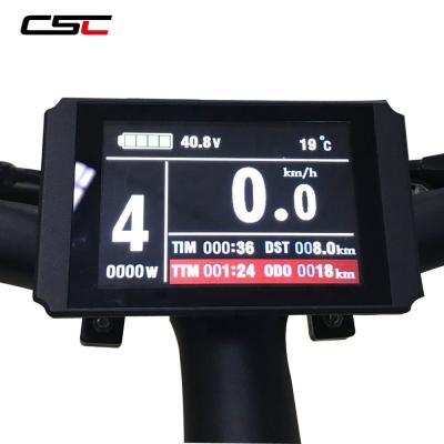 China Colorful CSC Bicycle Speed ​​Meter E-Bike LCD Display KT LCD8H KT-LCD 8 USB Port Speed ​​Limit Anti-charge Set KT-LCD8H for sale