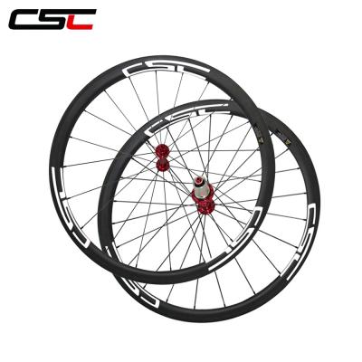 China Toray T800 Carbon Fiber 1190g Only 700C 38mm Tubular Chinese Road Bike Wheels for sale